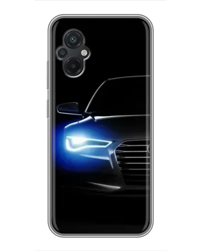 Чехол для Xiaomi POCO M5 с картинкой «Неоновый взгляд Audi» Чехол для Xiaomi POCO M5 с картинкой «Неоновый взгляд Audi»