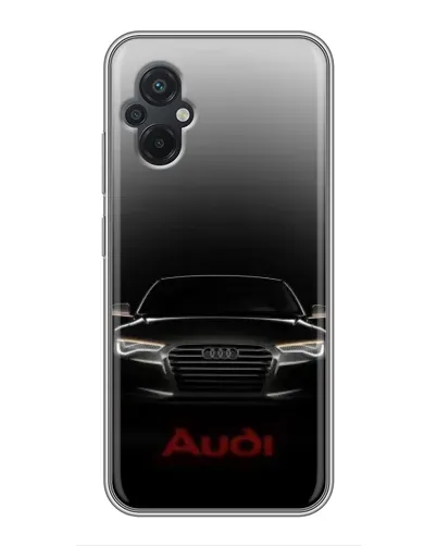 Чехол для Xiaomi POCO M5 с картинкой «Audi — градиентный контур» Чехол для Xiaomi POCO M5 с картинкой «Audi — градиентный контур»