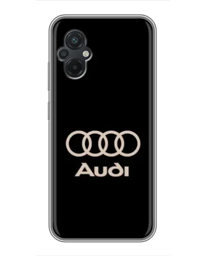 Чехол для Xiaomi POCO M5 с картинкой «Audi — золотой логотип» Чехол для Xiaomi POCO M5 с картинкой «Audi — золотой логотип»