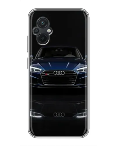 Чехол для Xiaomi POCO M5 с картинкой «Audi — ночное отражение» Чехол для Xiaomi POCO M5 с картинкой «Audi — ночное отражение»