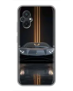 Чохол для Xiaomi POCO M5 з картинкою «Lamborghini золоті лінії» Чохол для Xiaomi POCO M5 з картинкою «Lamborghini золоті лінії»