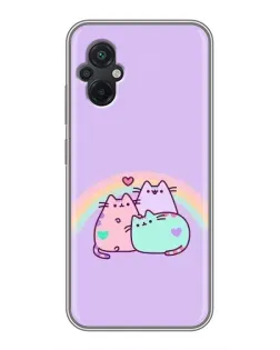 Чехол для Xiaomi POCO M5 с картинкой «Радужные Пушины» Чехол для Xiaomi POCO M5 с картинкой «Радужные Пушины»