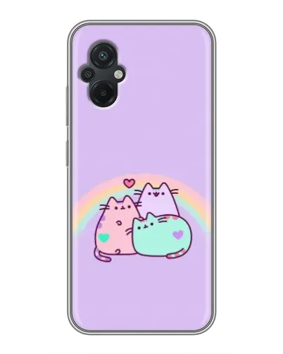 Чехол для Xiaomi POCO M5 с картинкой «Радужные Пушины» Чехол для Xiaomi POCO M5 с картинкой «Радужные Пушины»