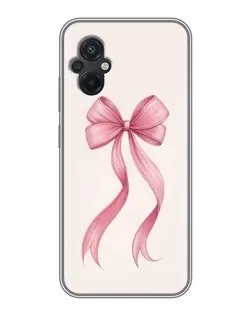 Чехол для Xiaomi POCO M5 с картинкой «Розовый бант»
