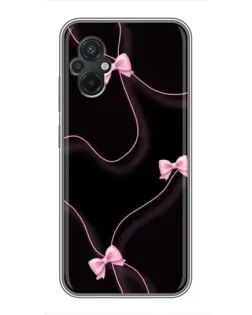 Чехол для Xiaomi POCO M5 с картинкой «Розовые ленты»