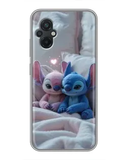 Чехол для Xiaomi POCO M5 с картинкой «Плюшевые Стич Ангел» Чехол для Xiaomi POCO M5 с картинкой «Плюшевые Стич Ангел»