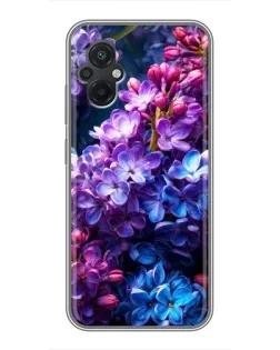 Чехол для Xiaomi POCO M5 с картинкой «Сиреневый цвет»