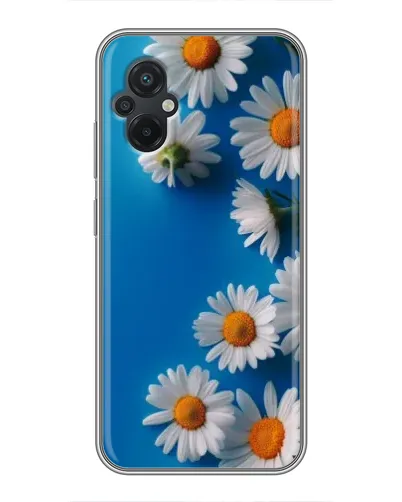 Чехол для Xiaomi POCO M5 с картинкой «Белоснежные маргаритки»