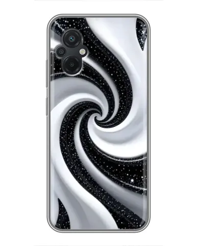 Чехол для Xiaomi POCO M5 с картинкой «Черно-белая спираль» Чехол для Xiaomi POCO M5 с картинкой «Черно-белая спираль»
