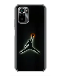 Чехол для Xiaomi POCO M5s с картинкой «Jordan Gradient Logo»