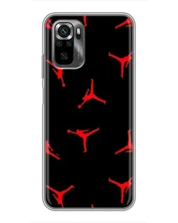 Чехол для Xiaomi POCO M5s с картинкой «Jordan Red Pattern»