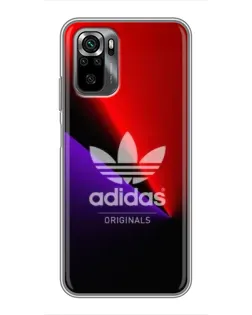 Чехол для Xiaomi POCO M5s с картинкой «Adidas Red Neon»