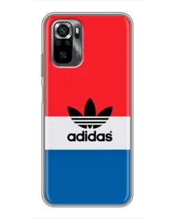 Чехол для Xiaomi POCO M5s с картинкой «Ретро блоки Adidas»