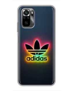 Чехол для Xiaomi POCO M5s с картинкой «Неоновый Adidas»