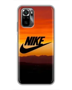 Чехол для Xiaomi POCO M5s с картинкой «Nike — вечерний горизонт»
