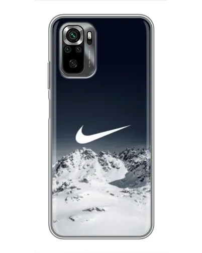 Чехол для Xiaomi POCO M5s с картинкой «Nike — зимние горы» Чехол для Xiaomi POCO M5s с картинкой «Nike — зимние горы»