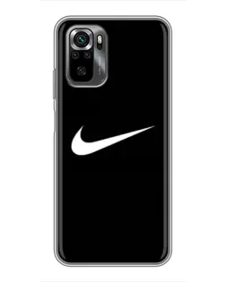 Чехол для Xiaomi POCO M5s с картинкой «Минималистический Найк»