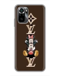 Чехол для Xiaomi POCO M5s с картинкой «LV и Микки Маус» Чехол для Xiaomi POCO M5s с картинкой «LV и Микки Маус»