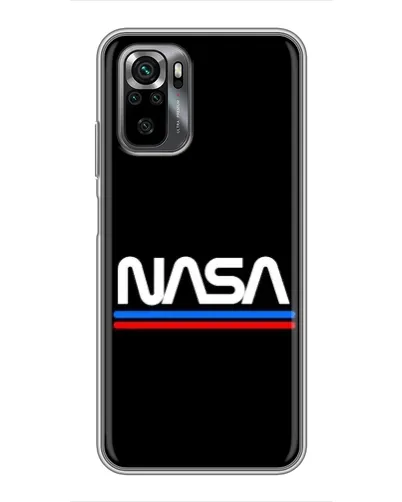 Чехол для Xiaomi POCO M5s с картинкой «NASA — классика Red Blue» Чехол для Xiaomi POCO M5s с картинкой «NASA — классика Red Blue»