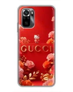 Чехол для Xiaomi POCO M5s с картинкой «Gucci — золотой сад»