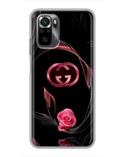 Чехол для Xiaomi POCO M5s с картинкой «Gucci — неоновая роза»