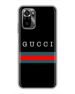 Чехол для Xiaomi POCO M5s с картинкой «Gucci — красный пояс»