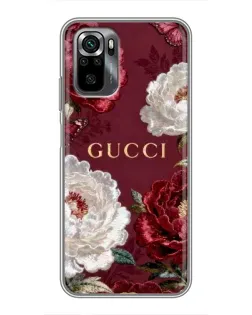 Чехол для Xiaomi POCO M5s с картинкой «Gucci — бордовые розы» Чехол для Xiaomi POCO M5s с картинкой «Gucci — бордовые розы»