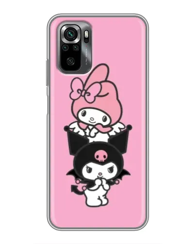 Чехол для Xiaomi POCO M5s с картинкой «My Melody и Kuromi» Чехол для Xiaomi POCO M5s с картинкой «My Melody и Kuromi»