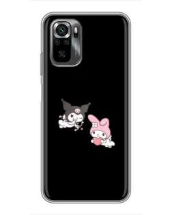 Чехол для Xiaomi POCO M5s с картинкой «My Melody и Kuromi»