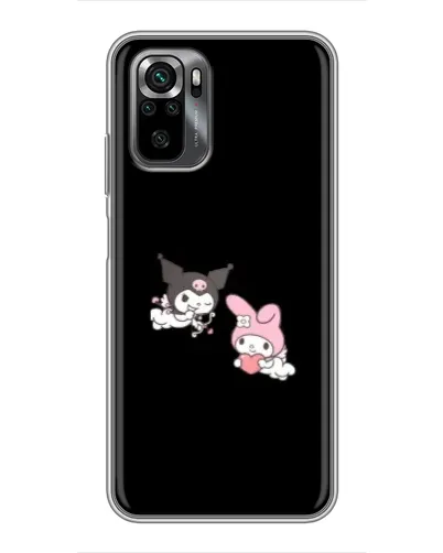 Чехол для Xiaomi POCO M5s с картинкой «My Melody и Kuromi» Чехол для Xiaomi POCO M5s с картинкой «My Melody и Kuromi»