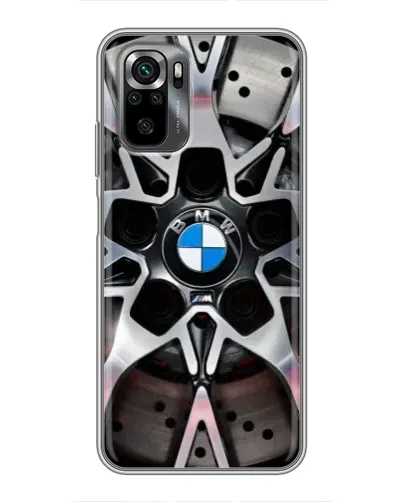 Чехол для Xiaomi POCO M5s с картинкой «BMW — деталь диска»