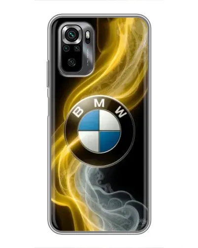 Чехол для Xiaomi POCO M5s с картинкой «Золотистый дым BMW»