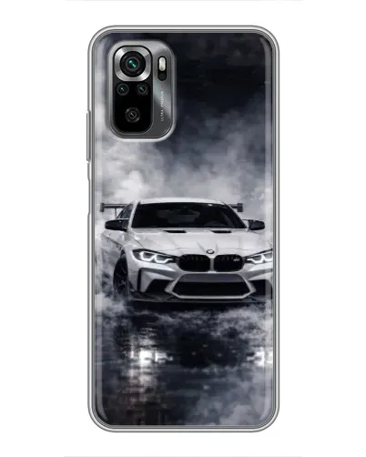 Чехол для Xiaomi POCO M5s с картинкой «BMW сквозь туман»