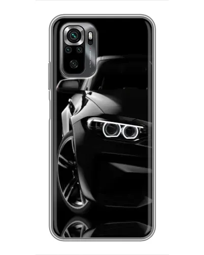 Чехол для Xiaomi POCO M5s с картинкой «Черная BMW — профиль» Чехол для Xiaomi POCO M5s с картинкой «Черная BMW — профиль»