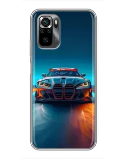 Чехол для Xiaomi POCO M5s с картинкой «BMW — огни неона» Чехол для Xiaomi POCO M5s с картинкой «BMW — огни неона»