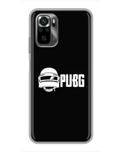 Чехол для Xiaomi POCO M5s с картинкой «PUBG — классический лого»
