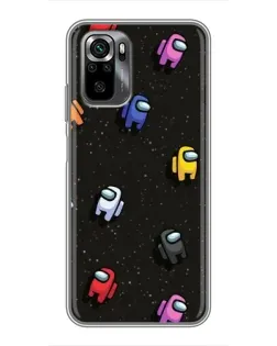 Чехол для Xiaomi POCO M5s с картинкой «Космический паттерн Among Us» Чехол для Xiaomi POCO M5s с картинкой «Космический паттерн Among Us»