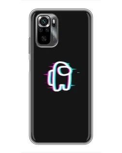 Чехол для Xiaomi POCO M5s с картинкой «Among Us неон»