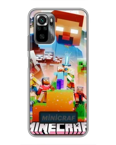 Чехол для Xiaomi POCO M5s с картинкой «Minecraft герои игры» Чехол для Xiaomi POCO M5s с картинкой «Minecraft герои игры»