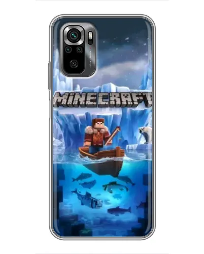 Чехол для Xiaomi POCO M5s с картинкой «Minecraft ледяной мир» Чехол для Xiaomi POCO M5s с картинкой «Minecraft ледяной мир»