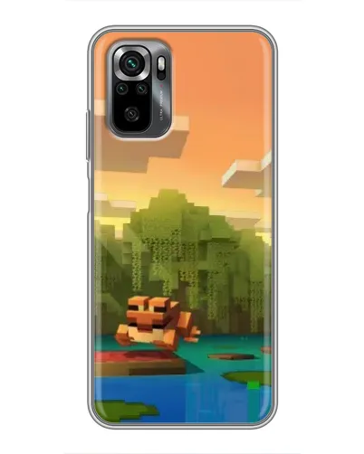 Чехол для Xiaomi POCO M5s с картинкой «Майнкрафт закат солнца» Чехол для Xiaomi POCO M5s с картинкой «Майнкрафт закат солнца»