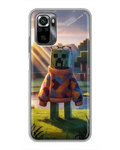 Чехол для Xiaomi POCO M5s с картинкой «Крипер в свитере» Чехол для Xiaomi POCO M5s с картинкой «Крипер в свитере»