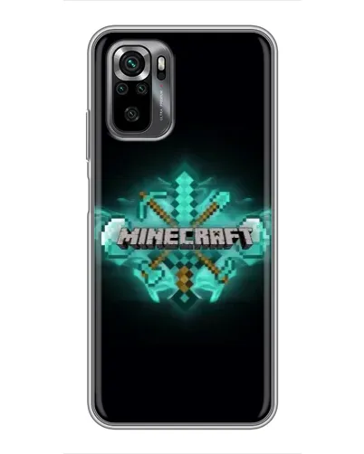 Чехол для Xiaomi POCO M5s с картинкой «Minecraft Diamond лого» Чехол для Xiaomi POCO M5s с картинкой «Minecraft Diamond лого»