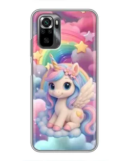 Чехол для Xiaomi POCO M5s с картинкой «Маленький единорог»