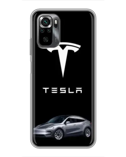 Чехол для Xiaomi POCO M5s с картинкой «Tesla Model Y»