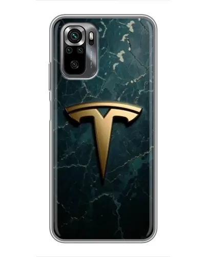Чехол для Xiaomi POCO M5s с картинкой «Мраморная Tesla Gold»