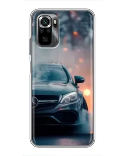 Чехол для Xiaomi POCO M5s с картинкой «Mercedes — ночной город» Чехол для Xiaomi POCO M5s с картинкой «Mercedes — ночной город»