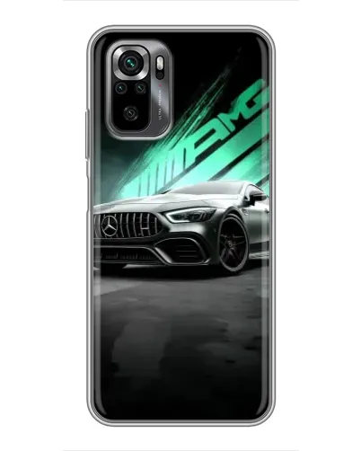 Чехол для Xiaomi POCO M5s с картинкой «Темный Mercedes AMG»