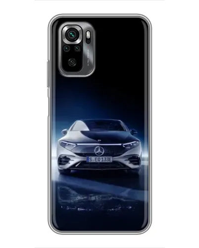 Чехол для Xiaomi POCO M5s с картинкой «Ночной Mercedes EQ»