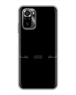 Чехол для Xiaomi POCO M5s с картинкой «Audi — световой подпись» Чехол для Xiaomi POCO M5s с картинкой «Audi — световой подпись»